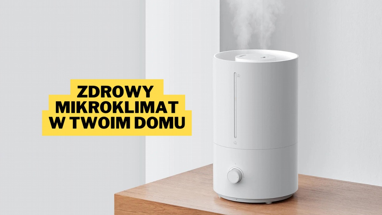 Zapomnij o suchym powietrzu zimą - nawilżacz Xiaomi 2 Lite zapewni zdrowy mikroklimat w każdym pomieszczeniu. Cicha praca i wysoka wydajność w przystępnej cenie czynią z niego mój numer jeden podczas nadchodzącego sezonu grzewczego, źródło grafiki: Xiaomi, materiały promocyjne.