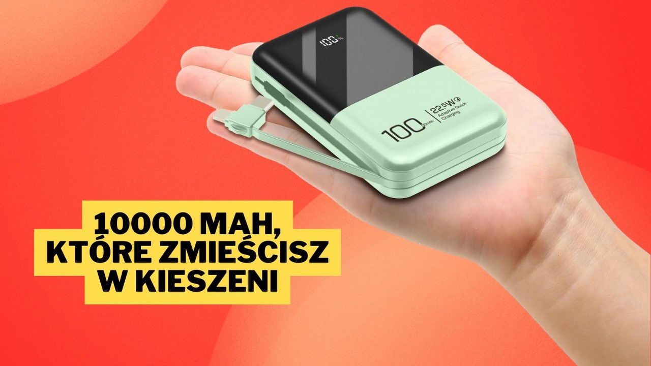 Ten malutki powerbank kosztuje mniej niż 40 zł, a naładuje smartfony Motoroli, Apple’a, Xiaomi i Samsunga więcej niż raz. To szok, że można znaleźć tak dobre okazje jeszcze przed Black Friday, źródło grafiki: Yobon; materiały promocyjne.