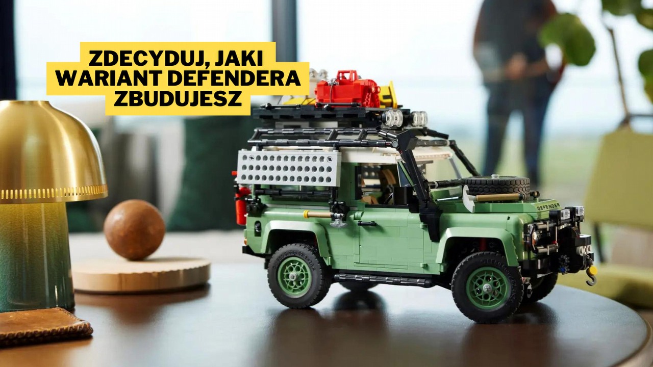 LEGO niemal perfekcyjnie odtworzyło ikonę motoryzacji. Land Rover Defender 90 to przepiękny zestaw, który zachwyca mnie za każdym razem, gdy widzę go na sklepowych półkach, źródło grafiki: LEGO, materiały promocyjne.