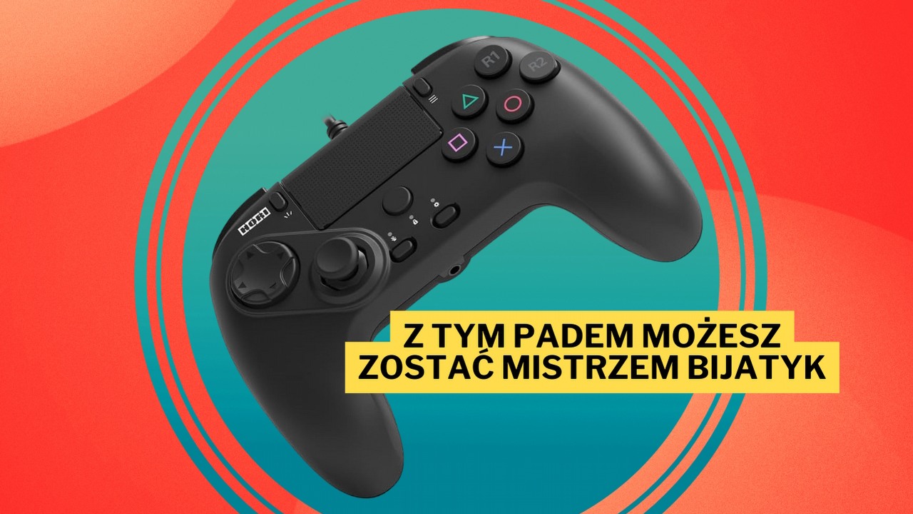 Moim zdaniem to najlepszy pad do walki dla każdego fana bijatyk. Mapowanie przycisków, konfigurowanie czułości d-pada oraz kompatybilność z PS4 i PS5 - wszystko to w śmiesznie niskiej cenie, źródło grafiki: HORI.