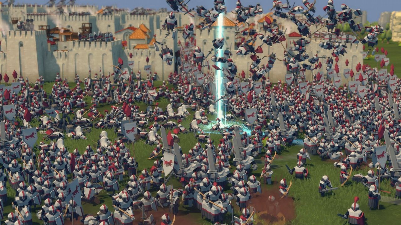 Wysoko oceniana strategia o budowaniu, w której toczymy bitwy na epicką skalę, wreszcie pokazuje swój pełen potencjał. Bardzo udana premiera Diplomacy is Not an Option na Steam, źródło grafiki: Door 407..