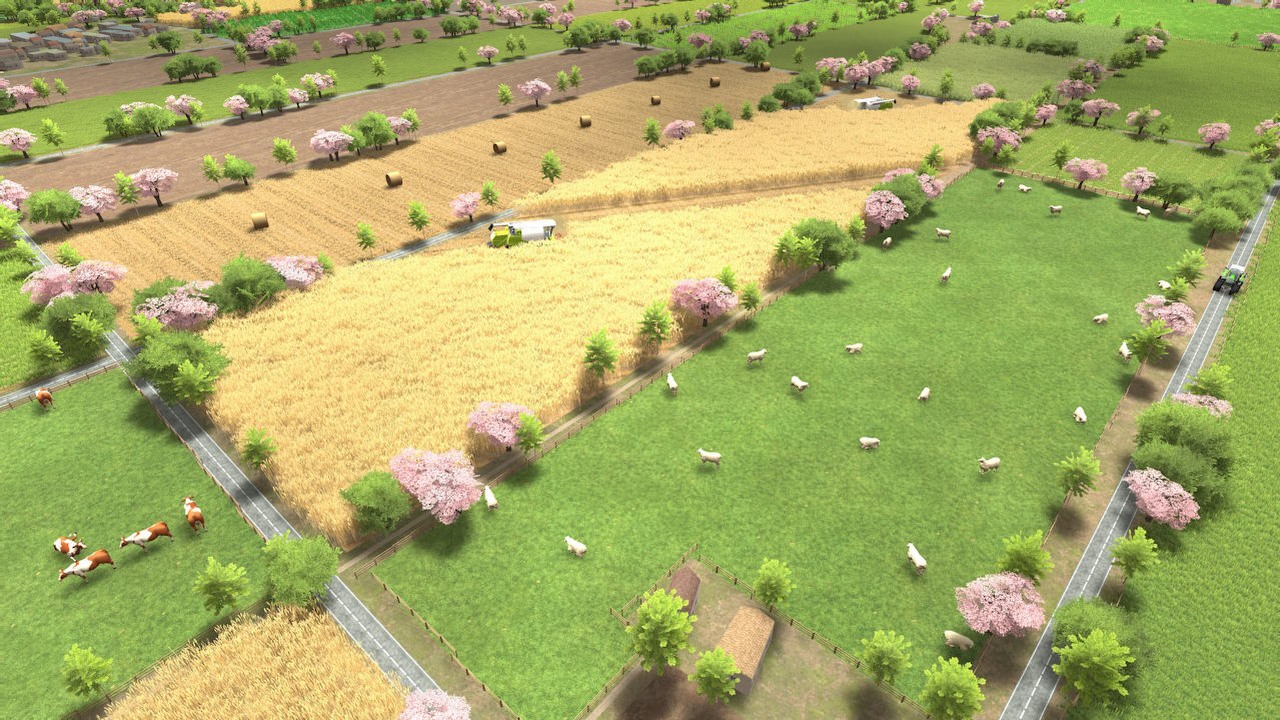 W nowym symulatorze rolniczym sami wybierzemy lokalizację naszej farmy. Global Farmer pozwoli grać w oparciu o rzeczywiste dane, źródło grafiki: Aerosoft.