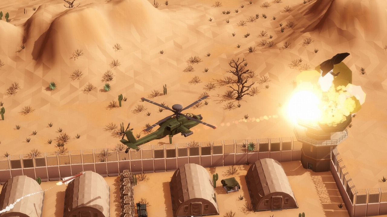 Nostalgiczna gra dla fanów Desert Strike znalazła sensownego wydawcę, źródło grafiki: Cfinger Games / MicroProse..