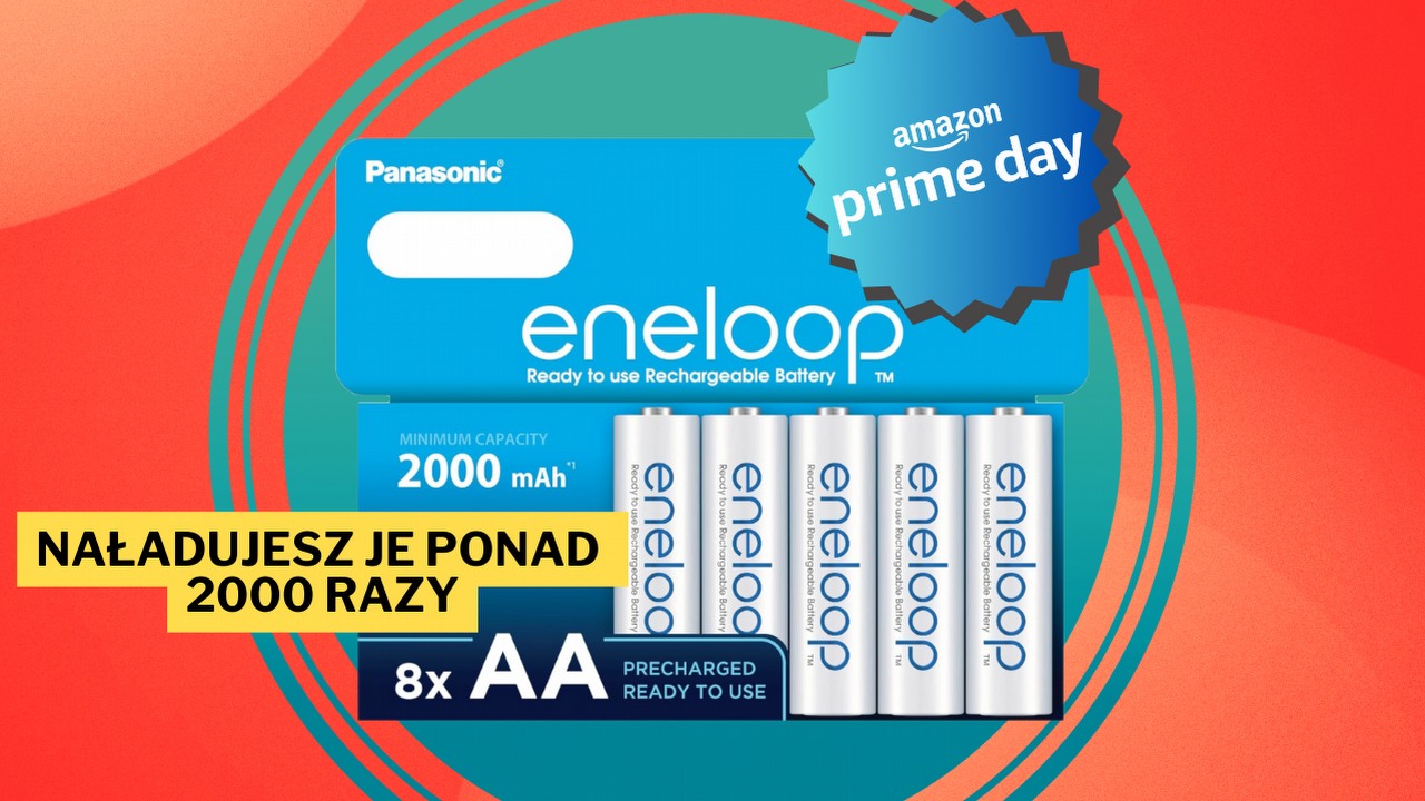 Amazon znowu zaskakuje. Baterie Panasonic Eneloop posłużą Wam przez lata i niestraszny im nawet mróz - teraz można je kupić w świetnej promocji z okazji Prime Day, źródło grafiki: Panasonic.