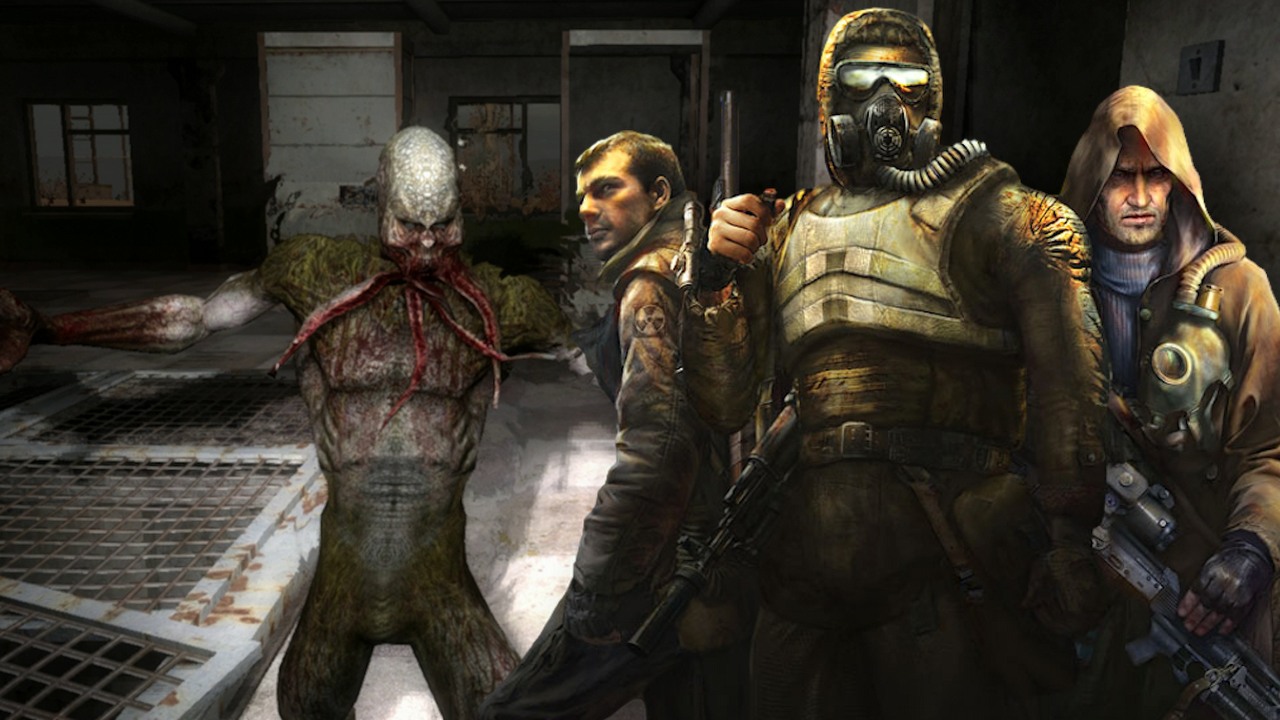 Kultowa trylogia STALKER z datą premiery na Nintendo Switch. Postapokaliptyczne strzelanki wyglądają tak dobrze, że można mieć obawy, czy konsola sobie z nimi poradzi, źródło grafiki: GSC Game World.