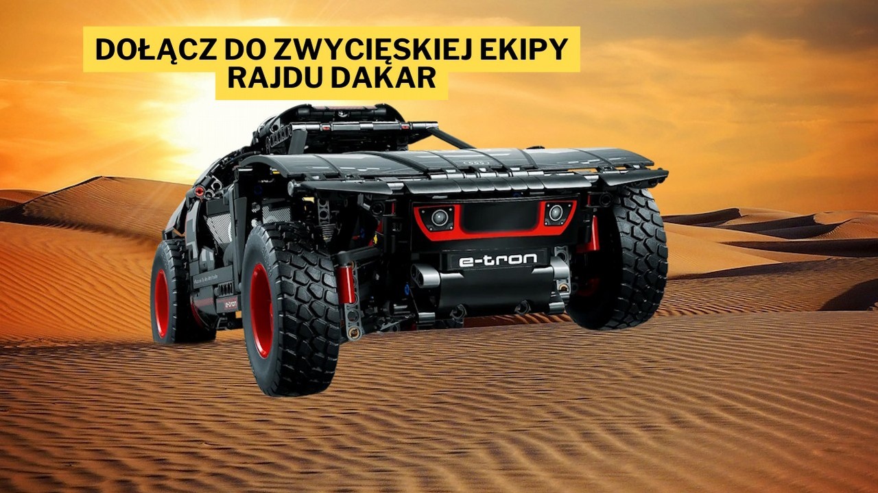 Audi RS Q e-tron wygrało rajd Dakar, a teraz jego zjawiskowa replika LEGO zdobyła moje serducho. Nawet po Prime Day Amazon wciąż zaskakuje mnie promocjami, źródło grafiki: LEGO; Pixabay.