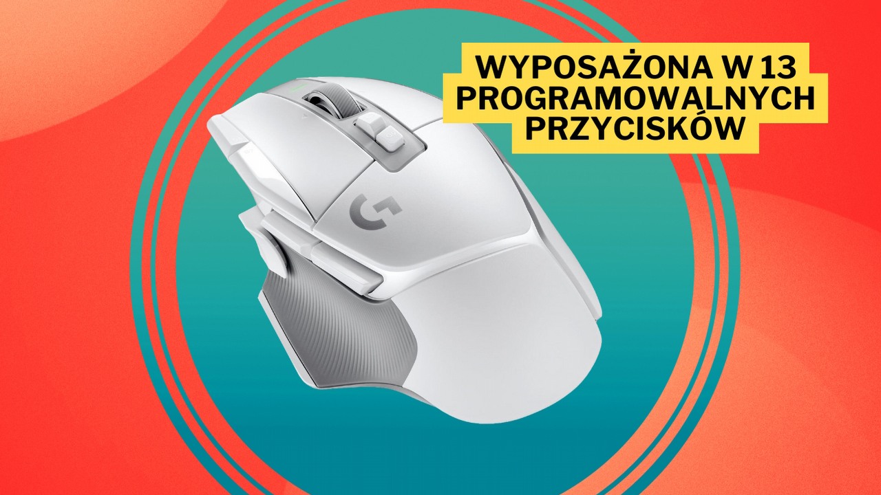 Nie sądziłam, że tę klasykę da się jeszcze ulepszyć. Logitech G502 X Lightspeed udowodnił, że się myliłam. Legendarna myszka z czujnikiem hero 25K znalazła się w promocji, która może zawstydzić konkurencję, źródło grafiki: Logitech.