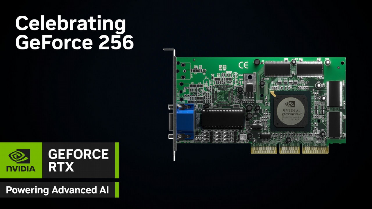 To było pierwsze GPU od Nvidii. Gigant wspomina model GeForce 256, źródło grafiki: Nvidia.