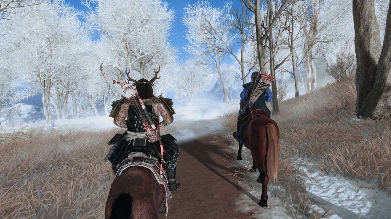 Fanka gra w Ghost of Tsushima na PC, a następnie znajduje na swoim komputerze dokument tekstowy o rozmiarze 280 GB, źródło grafiki: Sucker Punch Productions.