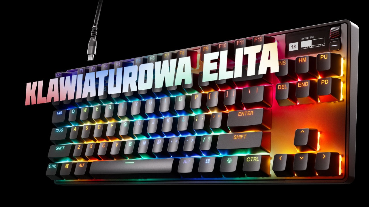 Magnetyczna klawiatura, dzięki której wygrasz mecz w Valorancie i kłótnię w Internecie. Recenzja SteelSeries Apex Pro TKL Wireless Gen 3.