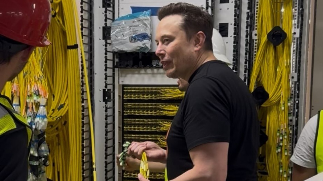 Nvidia potrzebuje roku na zbudowanie superkomputera z tysiącami kart graficznych - Elon Musk robi to w 19 dni, źródło grafiki: X: @xai.