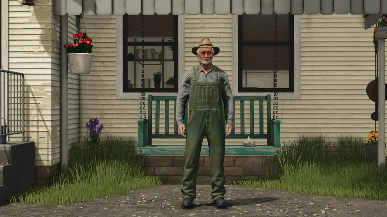 Farming Simulator 25 zrewolucjonizuje element serii, do tej pory traktowany po macoszemu. Zwiastunem zmian jest dziadek Walter, źródło grafiki: Giants Software.