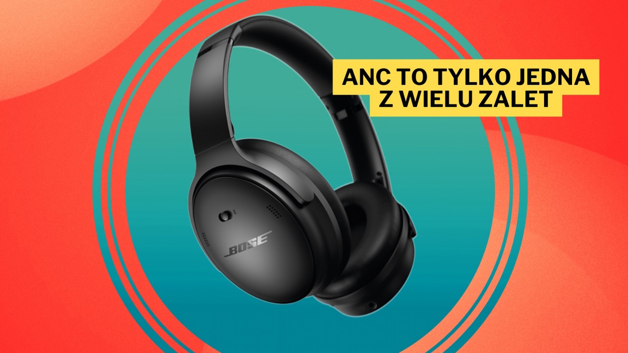 Słuchawki z piekielnie skutecznym ANC blisko 1000 zł taniej! Bose QuietComfort SC to niesamowita jakość, o której świadczą nie tylko recenzenci, ale i użytkownicy, źródło grafiki: Bose.