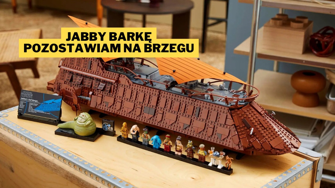 Promocja na LEGO Star Wars Barka Jabby, której nie powstydziłby się nawet Amazon, źródło grafiki: LEGO, materiały promocyjne.