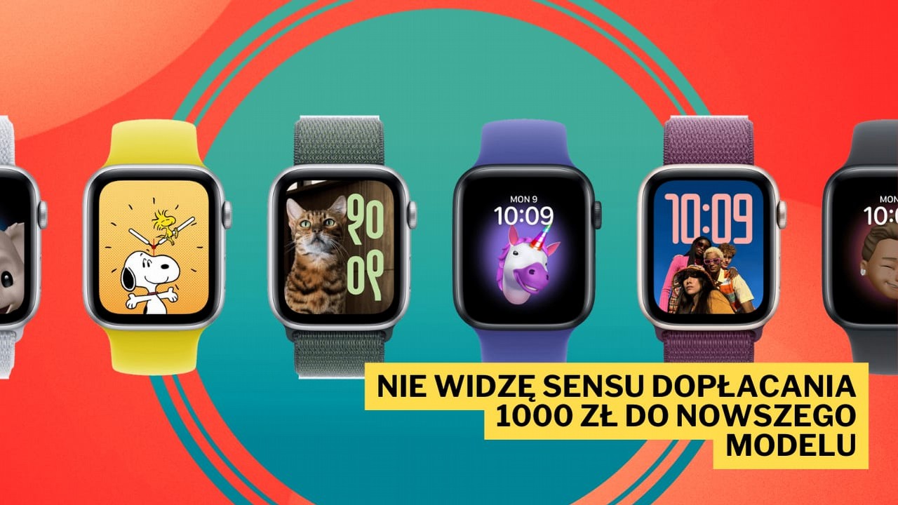 Zegarek Apple’a doczekał się dziesiątej odsłony, ale w zupełności wystarczy mi Apple Watch SE 2. generacji. Nie widzę sensu dopłacania 1000 zł, skoro różnice są tak niewielkie.