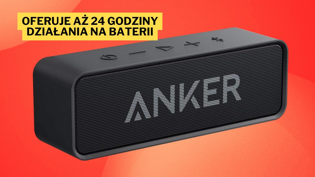 Anker Soundcore 1 jest idealnym głośnikiem dla mojej rodziny. Niewielkie rozmiary i duża bateria sprawdzą się i przy dobranocce, i przy moim ulubionym podcaście, źródło grafiki: Anker.