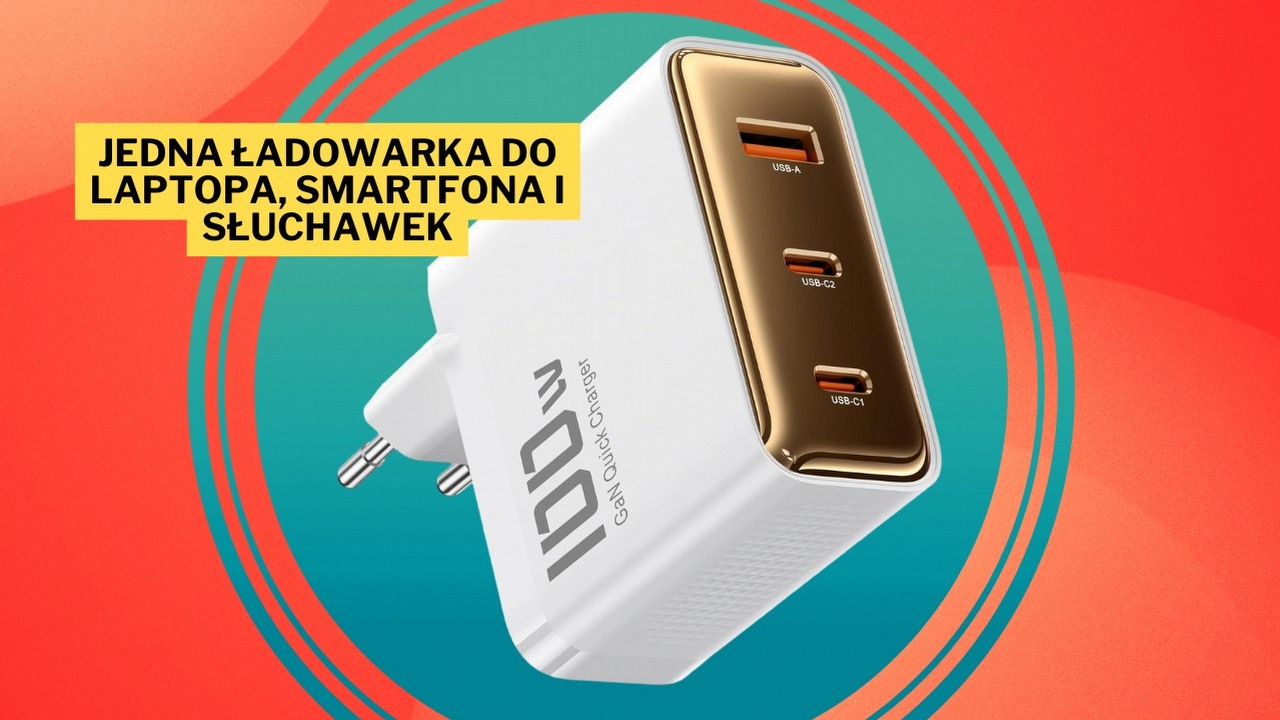 Z tą ładowarką koniec walki o wolne gniazdko jest bliski. Technologia GaN i trzy porty USB pozwalają na szybkie naładowanie do trzech smartfonów lub słuchawek, źródło grafiki: Toockie; materiały promocyjne.