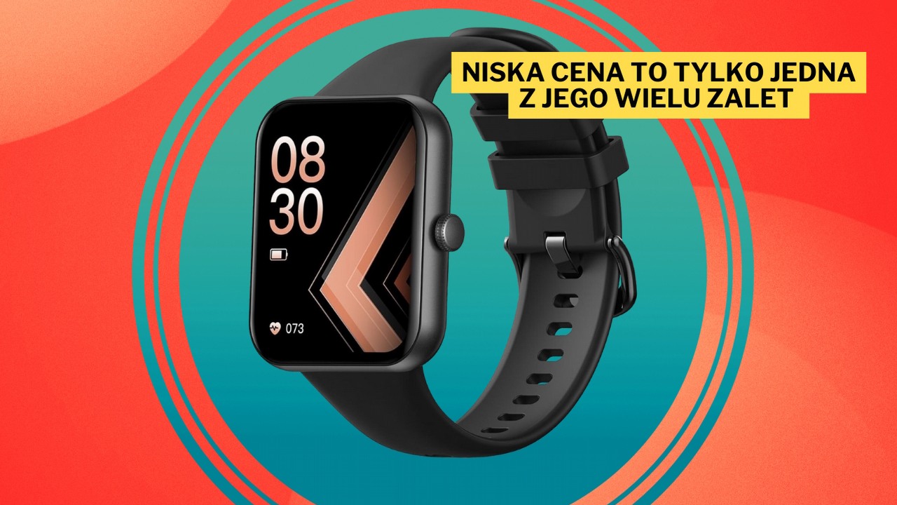 Ten smartwatch kosztuje mniej niż 100 zł i ma prawie idealną średnią ocen. Aż dziwi mnie, że nie słyszałam o nim wcześniej, źródło grafiki: MYPHONE.