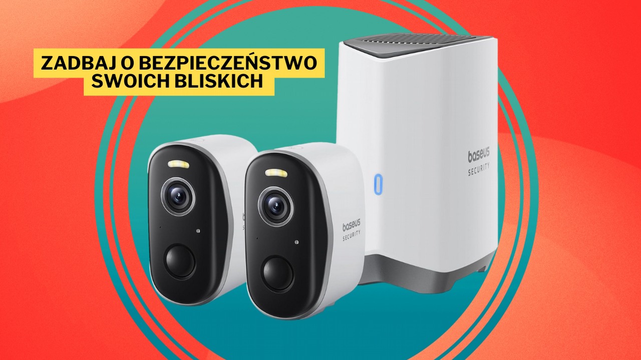 Posiadając ten system monitoringu, moi rodzice w końcu poczuli się bezpiecznie w swoim domu. Zestaw Baseus N1 można teraz kupić w świetnej cenie na Amazonie, źródło grafiki: Baseus.
