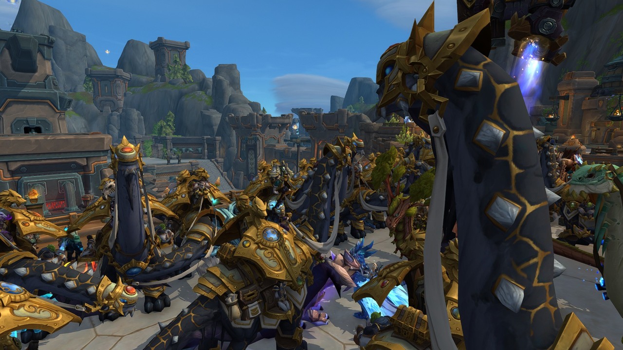 WoW zszokował graczy drogim wierzchowcem, ale zaskakująco wysoka cena nie zniechęciła fanów do zakupu dinozaura, źródło grafiki: rahuonn / Reddit / Blizzard..