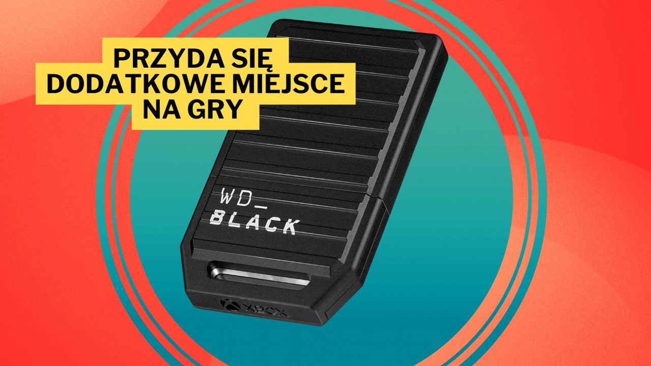 Dodatkowy 1 TB miejsca na dane nigdy nie zaszkodzi. Ten dysk od WD pozwoli Wam powiększyć pamięć w Xboksie Series X/S, źródło grafiki: WD.