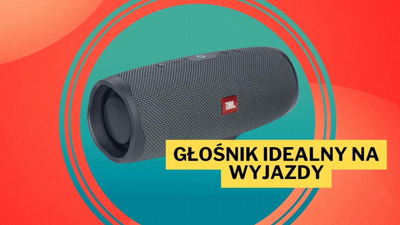 Działa 20 godzin na jednym ładowaniu, a na dodatek jest wodoodporny - głośnik JBL Charge Essential 2 na Amazonie taniej o ponad 100 zł, źródło grafiki: JBL.