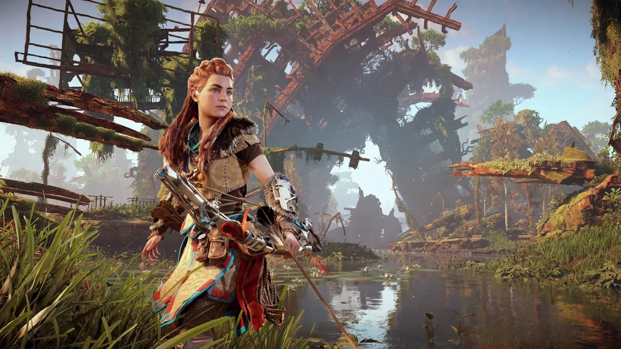 Horizon Zero Dawn Remastered ma dużo wyższe wymagania sprzętowe niż „stara” wersja pierwszej gry z Aloy, źródło grafiki: Sony Interactive Entertainment..
