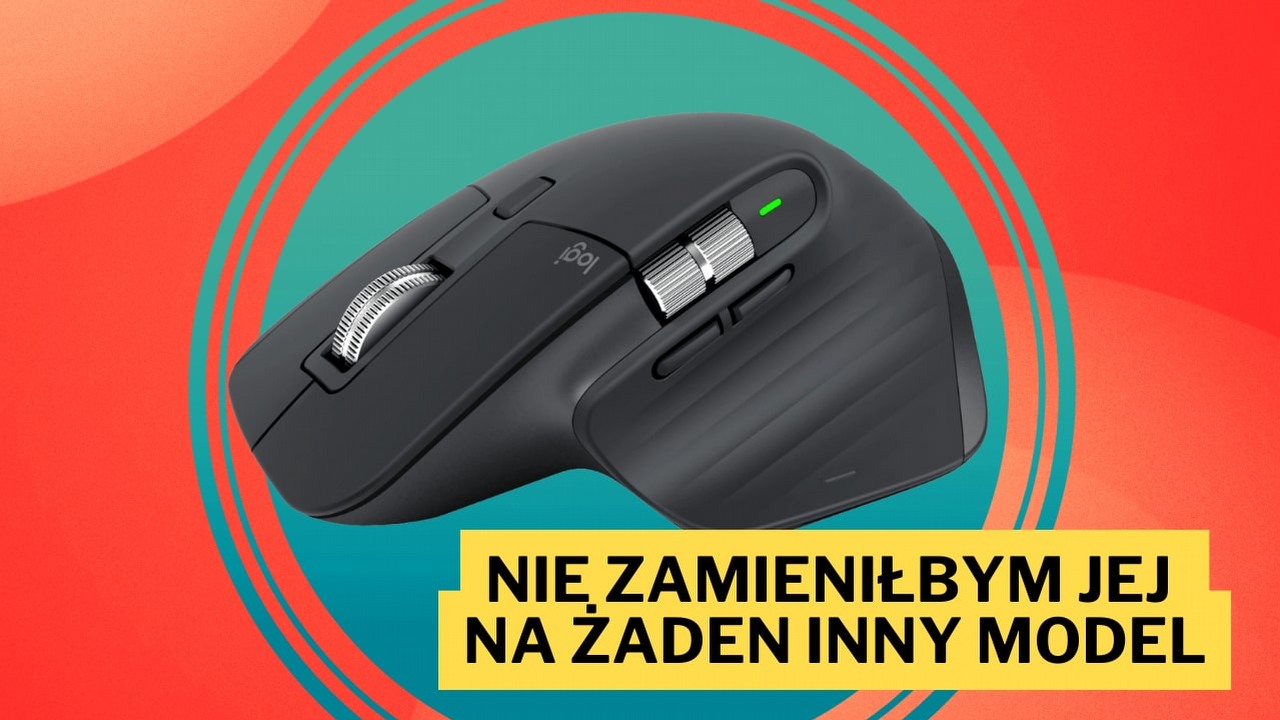 Używam myszki Logitech MX Master 3S od lat i nie wyobrażam sobie zmiany na inny model, źródło grafiki: Logitech.
