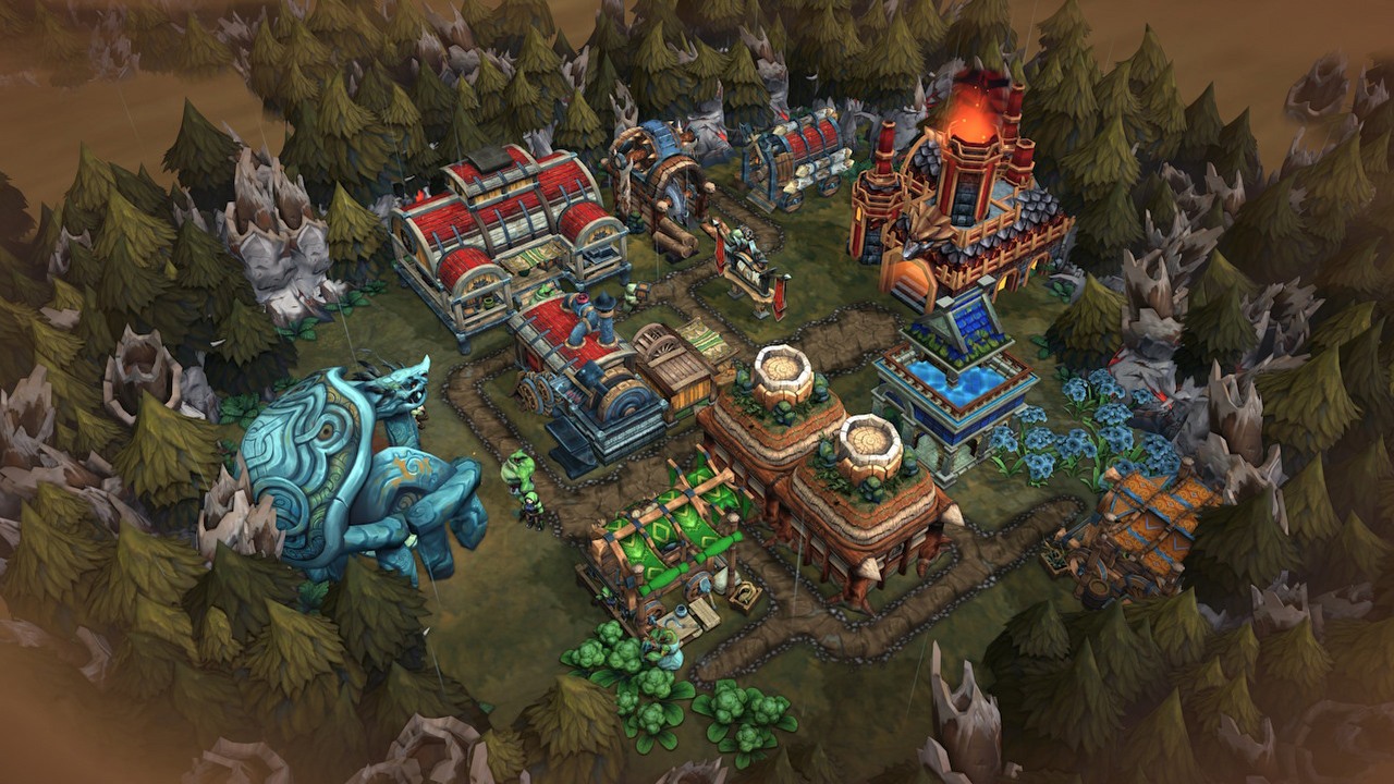 Polscy twórcy znakomitego city buildera przyznali, że przesadzili z ceną dodatku. W ramach rekompensaty Against the Storm: Keepers of the Stone otrzyma nowy biom, źródło grafiki: Hooded Horse.