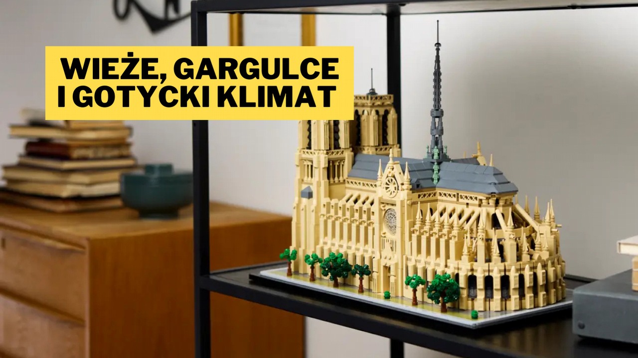 Odtwórz jeden z najbardziej znanych symboli Paryża z LEGO Notre Dame. Teraz w wyjątkowej cenie, źródło grafiki: LEGO.