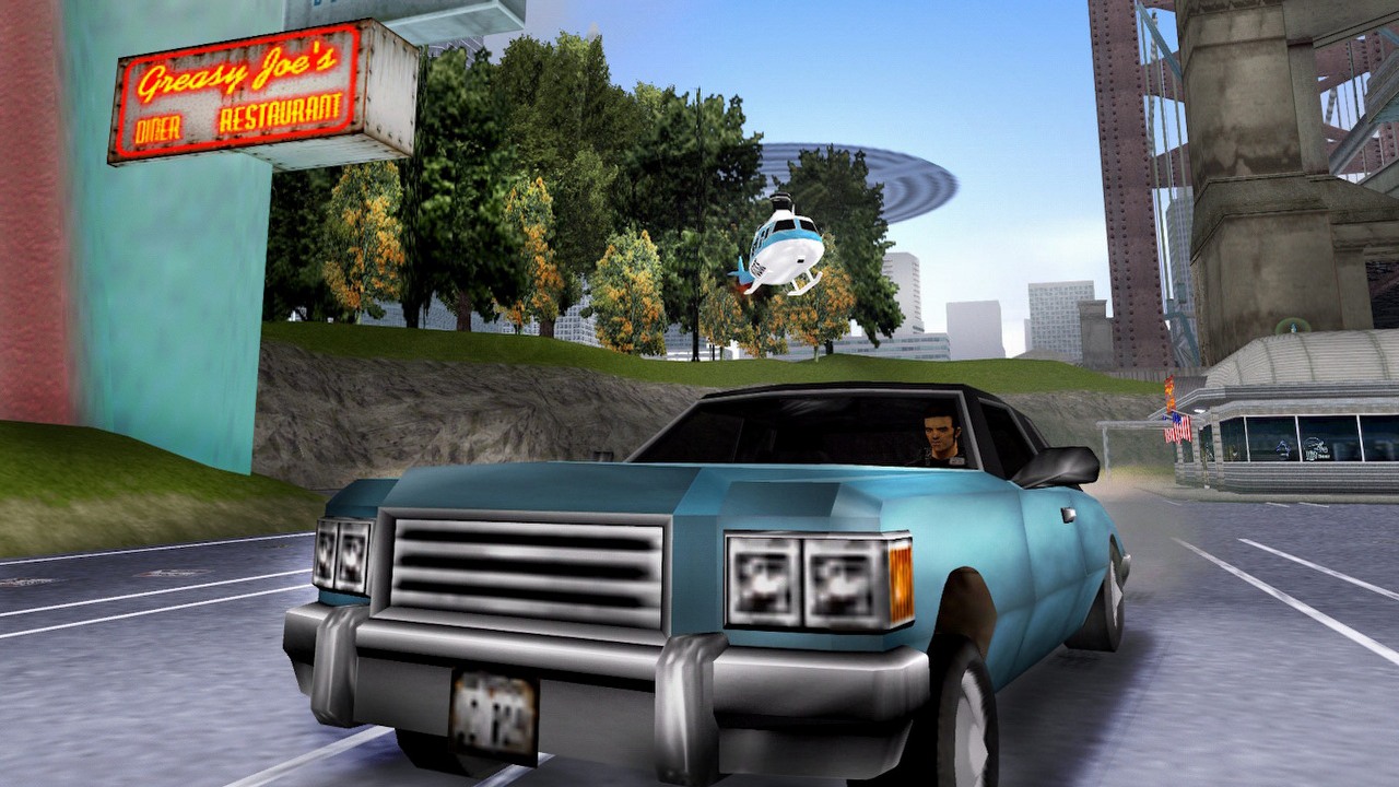 W GTA 3, VC i SA było tak wiele samochodów, że Rockstar musiał sięgnąć po sztuczkę, aby sprawnie zarządzać ruchem ulicznym, źródło grafiki: Rockstar Games.