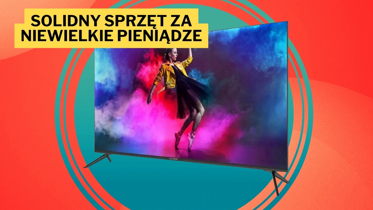 Polski producent kusi dobrym stosunkiem ceny do jakości. Poznajcie 50-calowy telewizor Kiano Elegance TV 4K, źródło grafiki: Kiano.