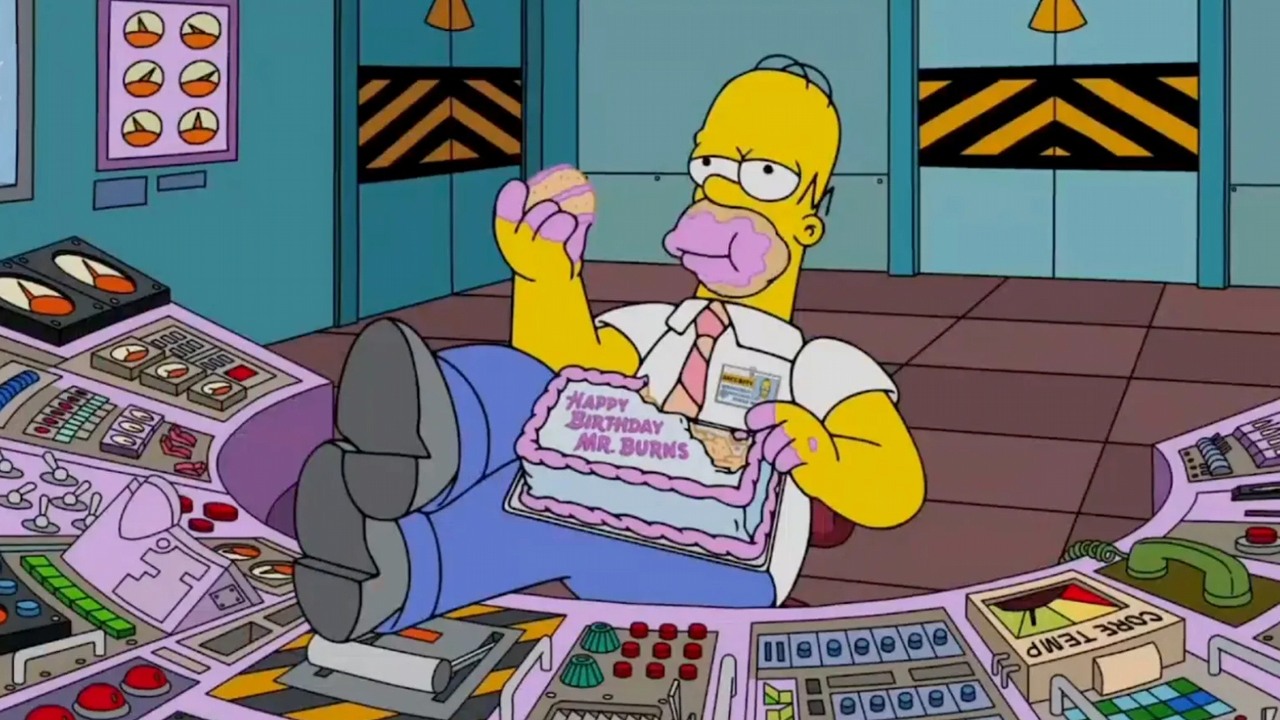 Simpsonowie ujawnili, dlaczego Homer nadal pracuje w elektrowni po 35 latach szaleństw, źródło grafiki: Simpsonowie, Matt Groening, FOX, 1989.