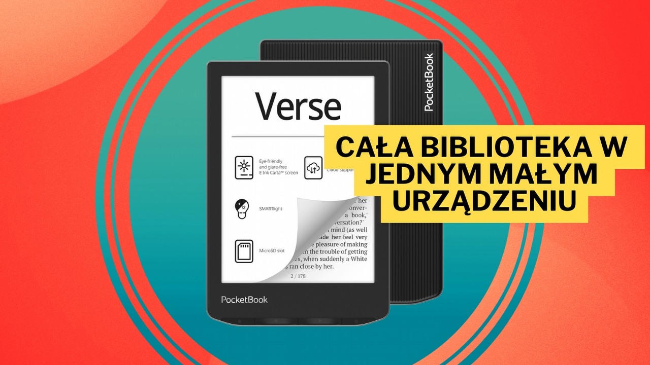 PocketBook Verse jest wygodniejszy niż książka i telefon. Daje nam idealne warunki do czytania w wyjątkowo korzystnej cenie, źródło grafiki: PocketBook.