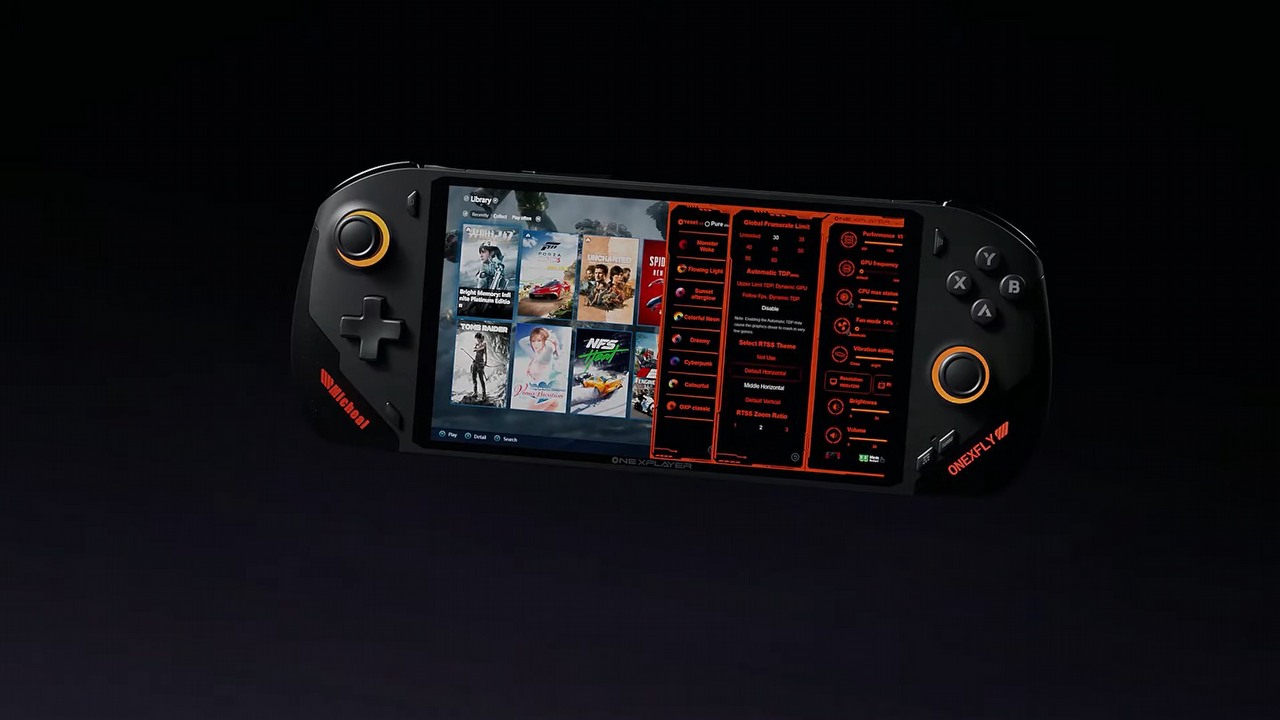 Nadchodzi pierwszy handheld do gier z procesorem AMD Ryzen AI 9 HX 370, źródło grafiki: One-Netbook, YouTube | ONEXFLY F1 Pro.