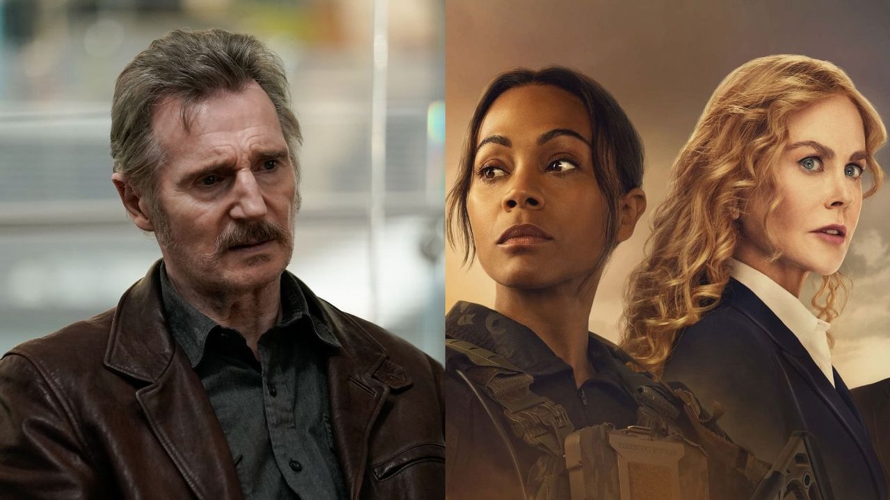 Co obejrzeć w długi weekend na Netflixie, Max, Disney Plus, SkyShowtime i w kinach, źródło grafiki: Rozgrzeszenie, Hans Petter Moland,  Samuel Goldwyn Films, 2024 /  Lioness, Taylor Sheridan, Paramount, 2023.