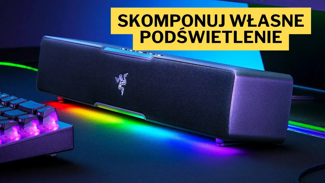 Kompaktowy rozmiar i wyraźny dźwięk. Soundbar Razer Leviathan V2 X dostępny za rozsądne pieniądze, źródło grafiki: Razer.