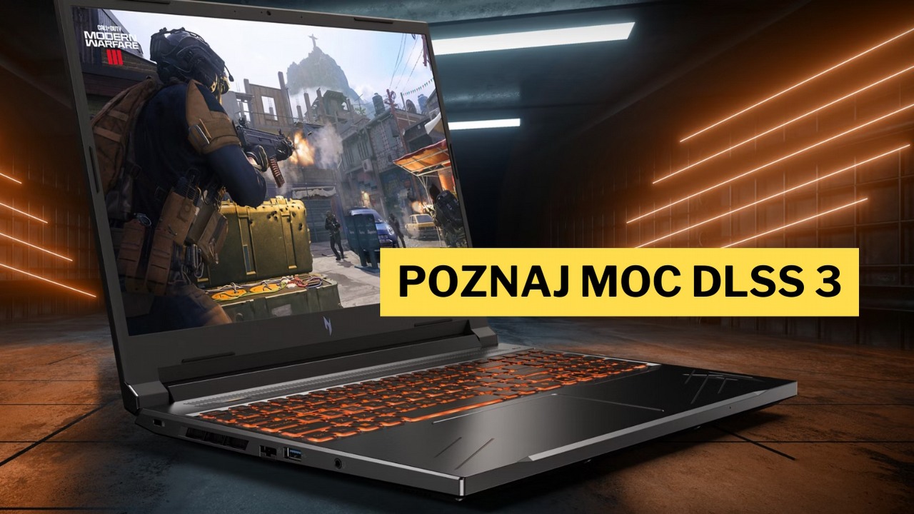 Wydajny Ryzen 7 i RTX 4060 pomogą uzyskać sporo klatek w grach. Laptop Acer Nitro V 16 to solidny sprzęt do gier - teraz do zdobycia w promocyjnej cenie, źródło grafiki: Acer.