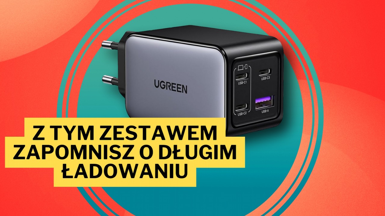 65 W mocy i możliwość ładowania aż czterech urządzeń jednocześnie. Ładowarka Ugreen Nexode tchnie drugie życie w Wasze laptopy, smartfony i słuchawki, źródło grafiki: Ugreen.