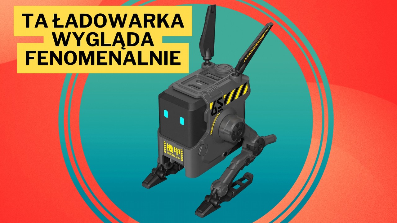 Na widok tej ładowarki mam ochotę sięgnąć po portfel. Uroczy robocik firmy GravaStar w świetnej cenie, źródło grafiki: GravaStar.