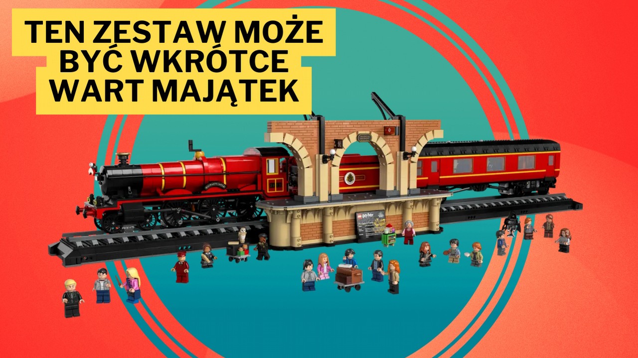 Na myśl o decyzji LEGO cisną się na usta zaklęcia niewybaczalne. Model ekspresu do Hogwartu wkrótce zniknie z oferty i to może być ostatni moment, żeby dostać go w niższej cenie, źródło grafiki: LEGO.