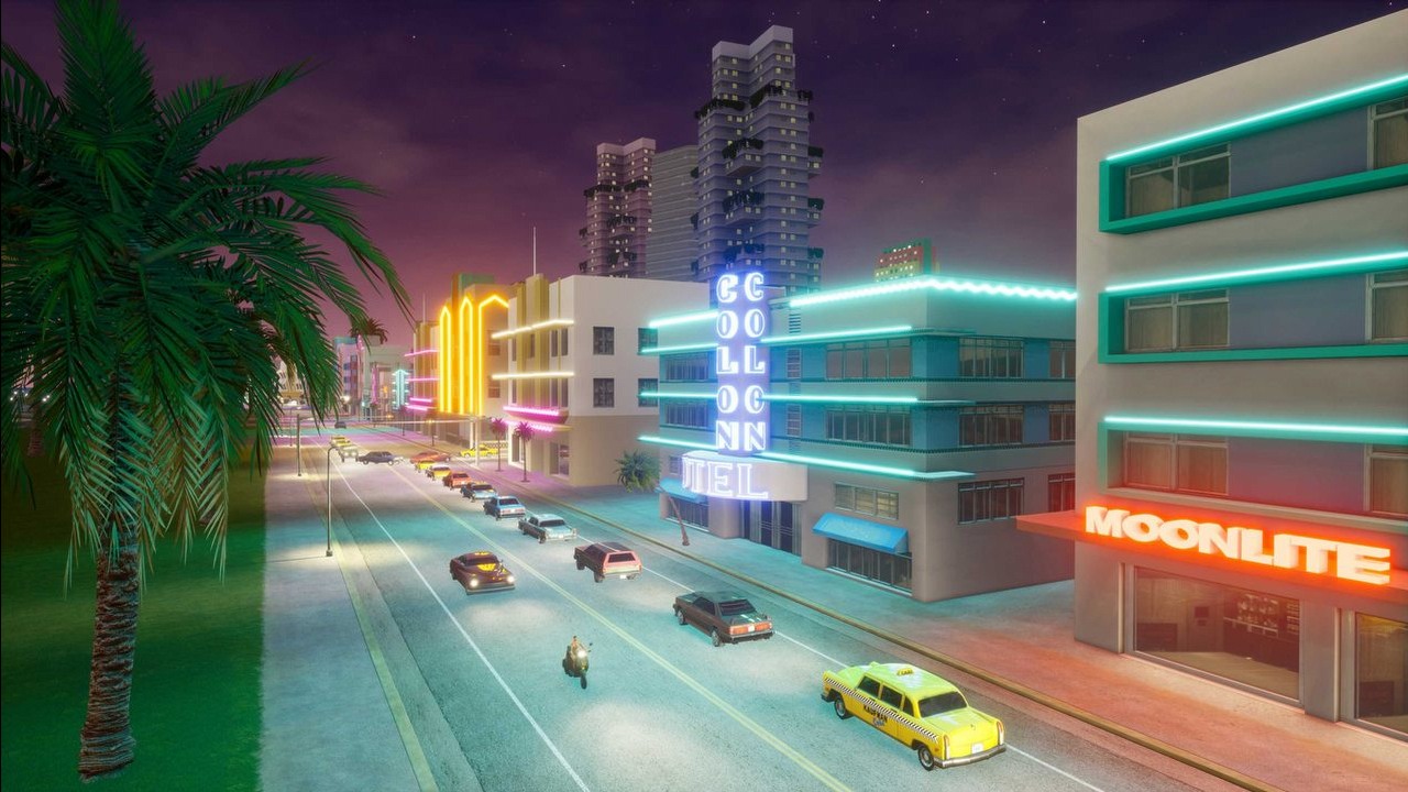 Krytykowane remastery kultowych odsłon GTA wreszcie odzyskały część klimatu pierwowzorów na PC i konsolach. Rockstar w końcu przypomniał sobie o San Andreas, Vice City i „trójce”, źródło grafiki: Rockstar Games.
