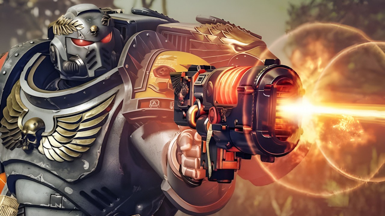 4,5 miliona graczy Space Marine 2 dostało nową zawartość, w tym dodatkową broń: Neo-Volkite Pistol, źródło grafiki: Saber Interactive/ Screen autorstwa Selka_VP.