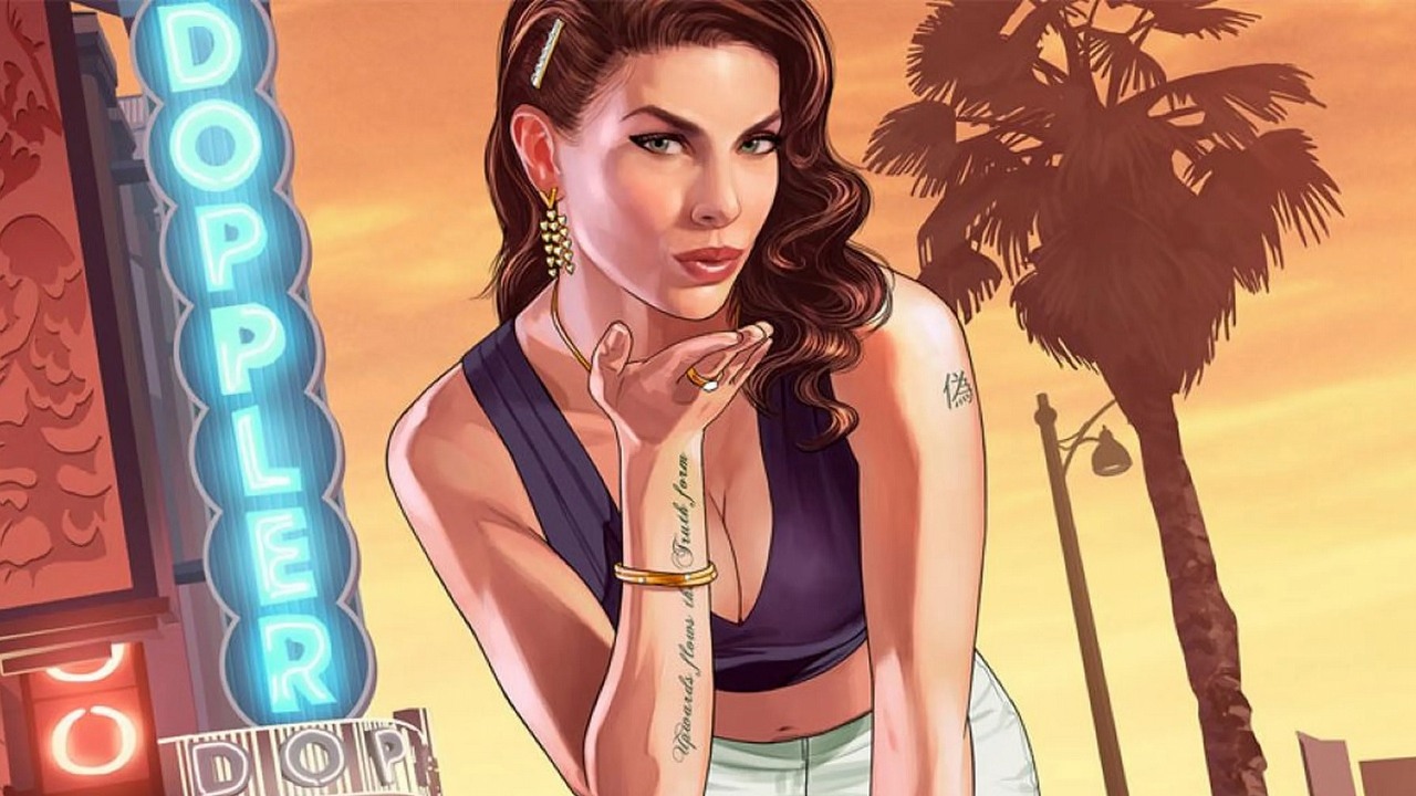 PS Plus Extra i Premium na listopad 2024 z 17 grami, w tym z GTA 5 i Dying Light 2. Z usługi wyleci jednak aż 19 produkcji, źródło grafiki: Rockstar Games..