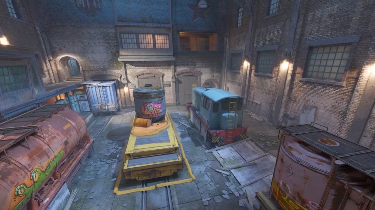 Do CS 2 powróciła ikoniczna mapa. Valve zadbało o to, aby weterani de_train wciąż mieli się na baczności, źródło grafiki: Valve.