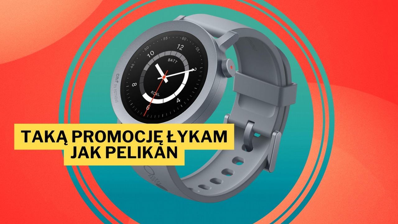 Black Friday jeszcze się nie zaczął, a Amazon potężnie obniża cenę zjawiskowego smartwatcha. Nothing Watch Pro 2 oferuje aż 11 dni pracy na baterii, źródło grafiki: Nothing.