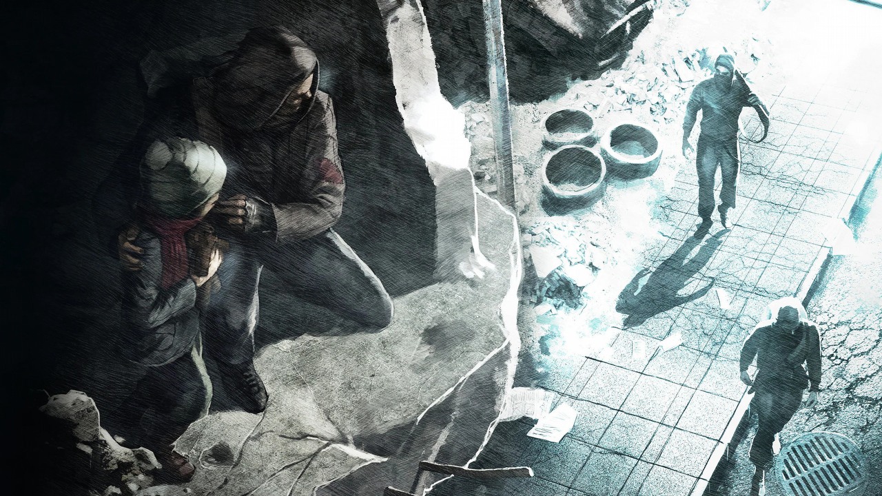 Polska survivalowa strategia This War of Mine otrzyma nowy dodatek. 11 bit studios ze smutkiem stwierdza, że nie ma czego świętować, źródło grafiki: 11 bit studios.