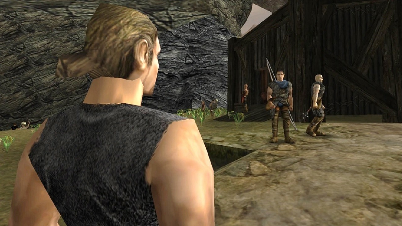 Kolejny fragment Nowego Obozu z Gothic Remake przypomina o niewdzięcznym zadaniu z kultowego RPG, źródło grafiki: THQ Nordic..