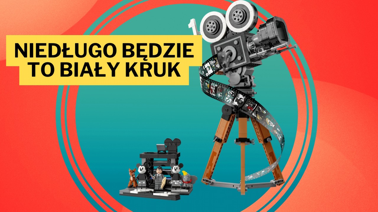 To jedna z ostatnich okazji, by ją kupić, zwłaszcza w tak dobrej cenie. Kamera Walta Disneya złapała mnie na haczyk nostalgii, może złapie i Ciebie, źródło grafiki: LEGO.