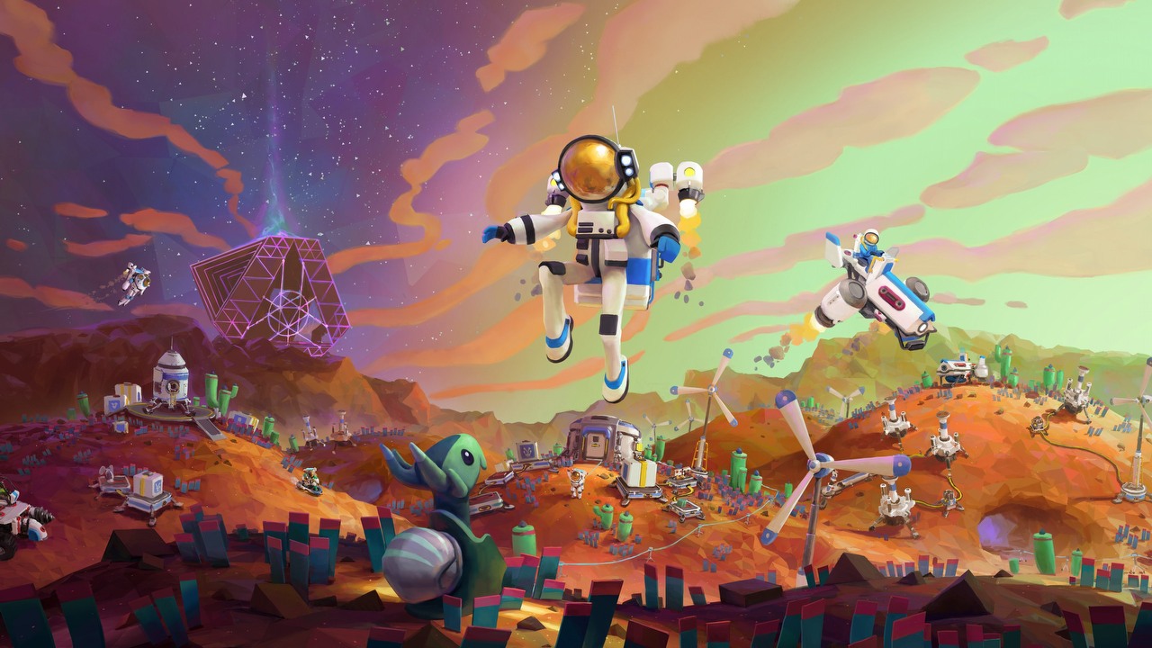 Gra science fiction z otwartym światem i 92% pozytywnych recenzji na Steam znów rozkochała w sobie graczy. Serum młodości dla Astroneer okazał się wielki dodatek, źródło grafiki: System Era Softworks..